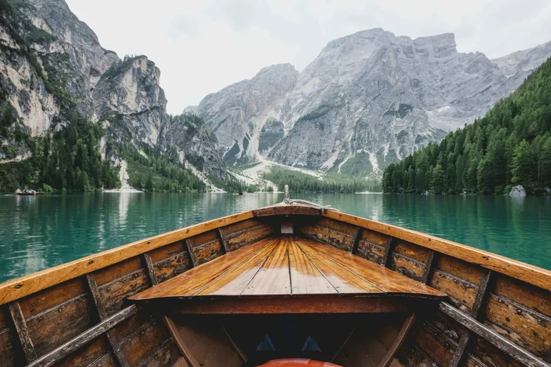 travel mountain lake view