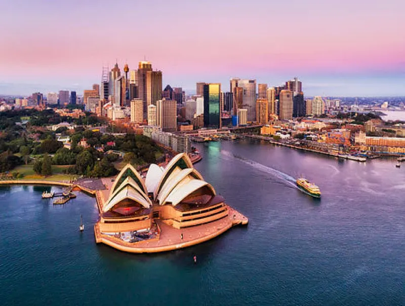 View of Sydney city